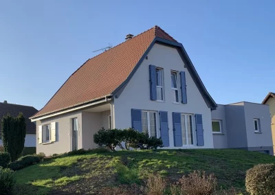 Rénovation et extension d’une maison – Waldhambach