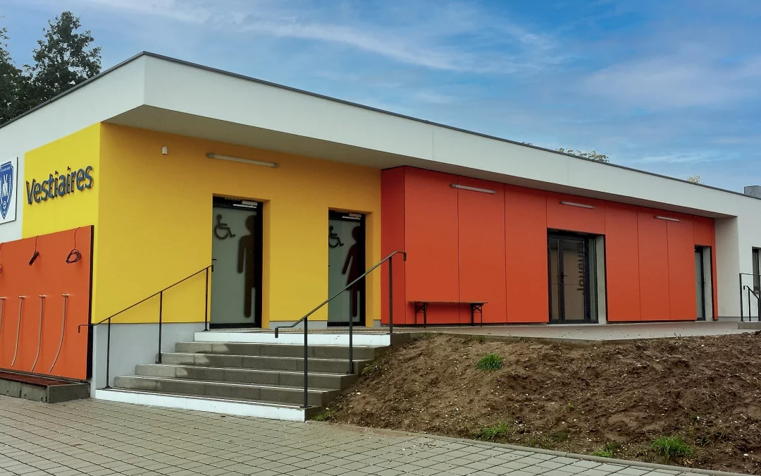 Construction de vestiaires pour le club de foot – Maison des Loisirs à Uberach