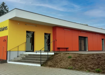 Construction de vestiaires pour le club de foot – Maison des Loisirs à Uberach