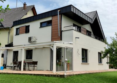 Surélévation et rénovation d’une maison individuelle – Preuschdorf